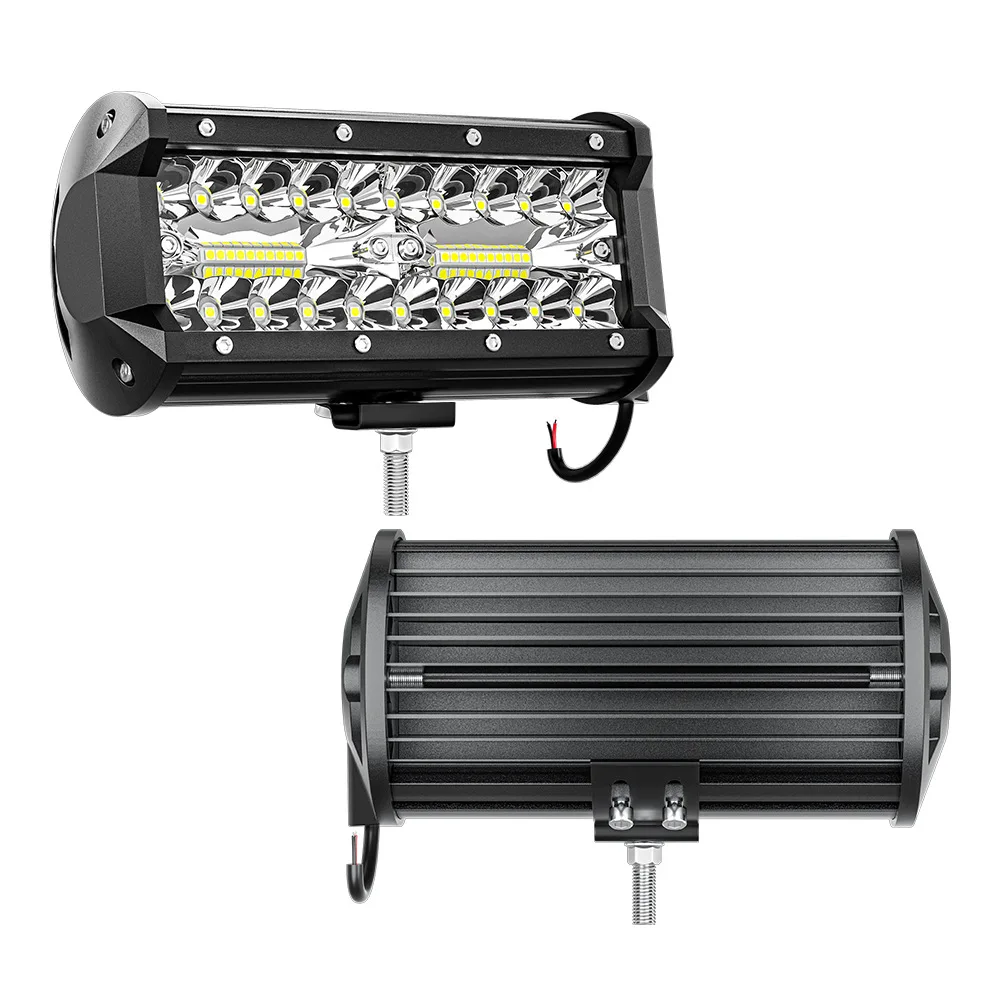Рабочий фонарь 120 Вт, 6500K, 40 светодиодов, точечный прожектор, комбинированный фонарь для автомобиля, трактора, лодки, внедорожника, внедорожника, вездехода, автомобиля