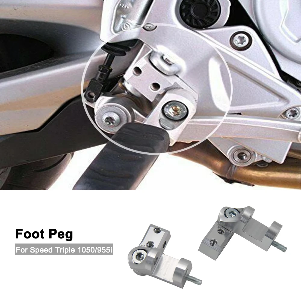 

Motorcycle Foot Peg Passenger Footpeg Lowering Kit For Speed Triple 1050 For Speed Triple 955i