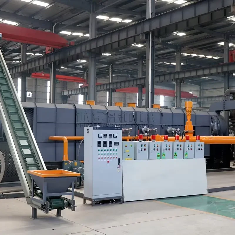 Palm Shell Wood Charcoal Carbonization Smokeless Furnace Motor-Driven Briquettes Production Line 44.5KW