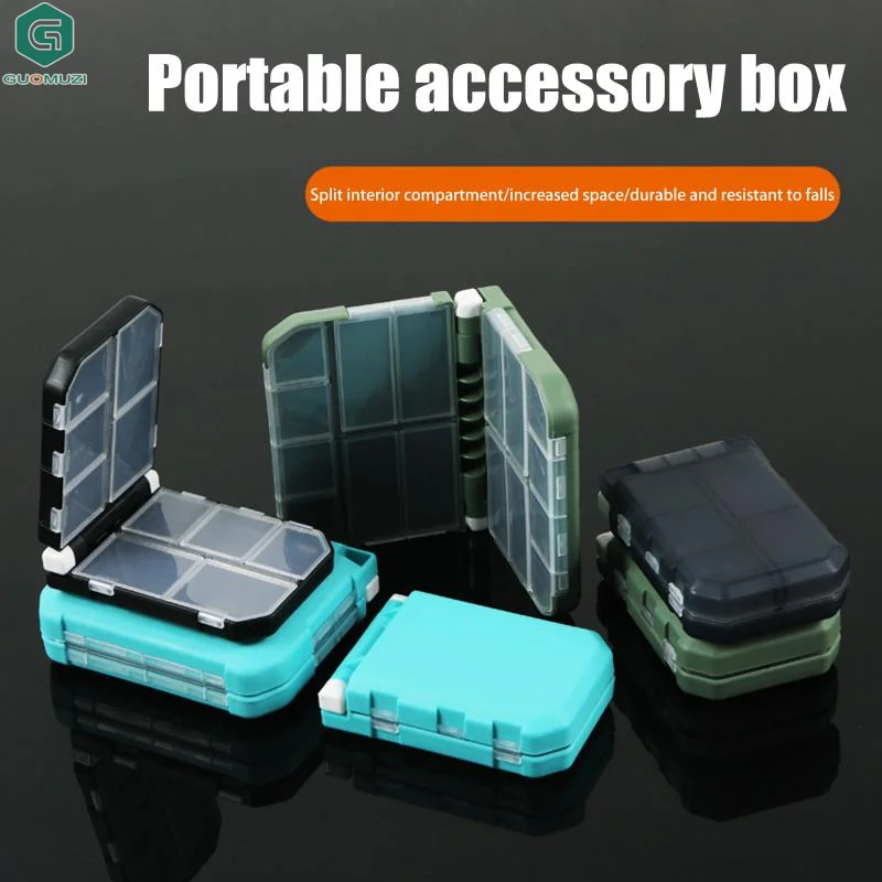 Waterproof Storage Fishing Tackle Box With Removable Dividers Large Capacity Easy Carrying For Different Bait Hooks