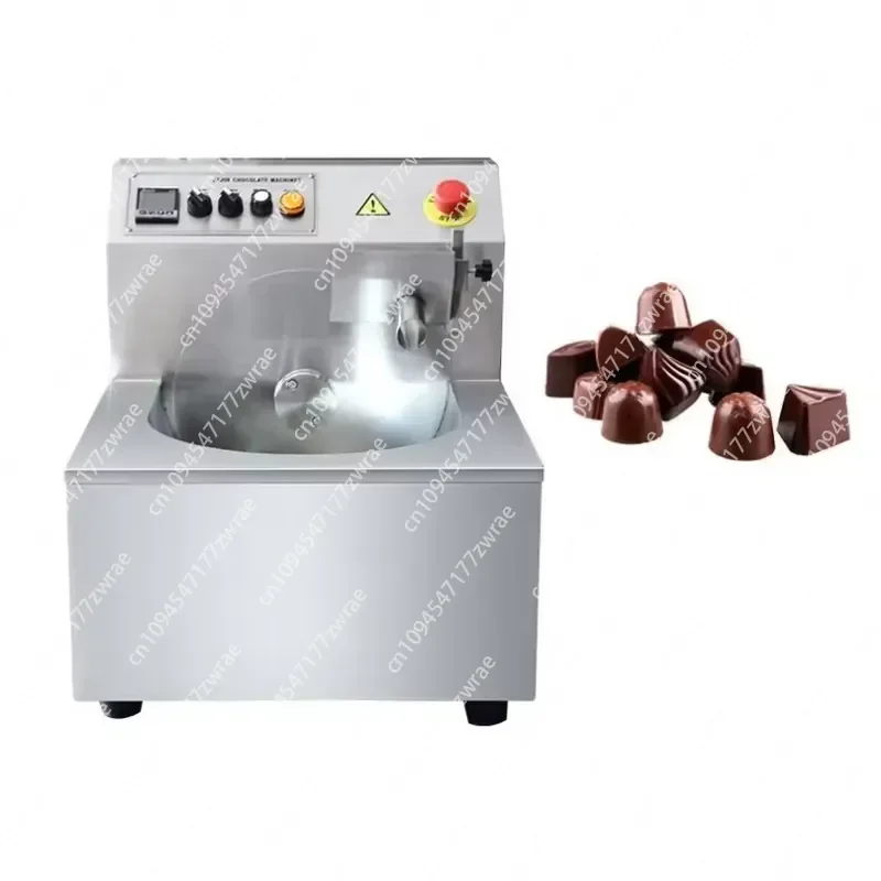 Desktop Chocolate Melting Machine Single Cylinder Fat Replacement Candy Wafer Cookie Food Processing Machine