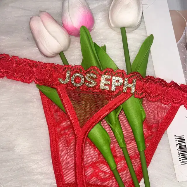 Custom Thong Name Customized Thongs Rhinestone Letters Lace Thongs Personalized Underwear Panties G-String Tanga Hotwife Gift