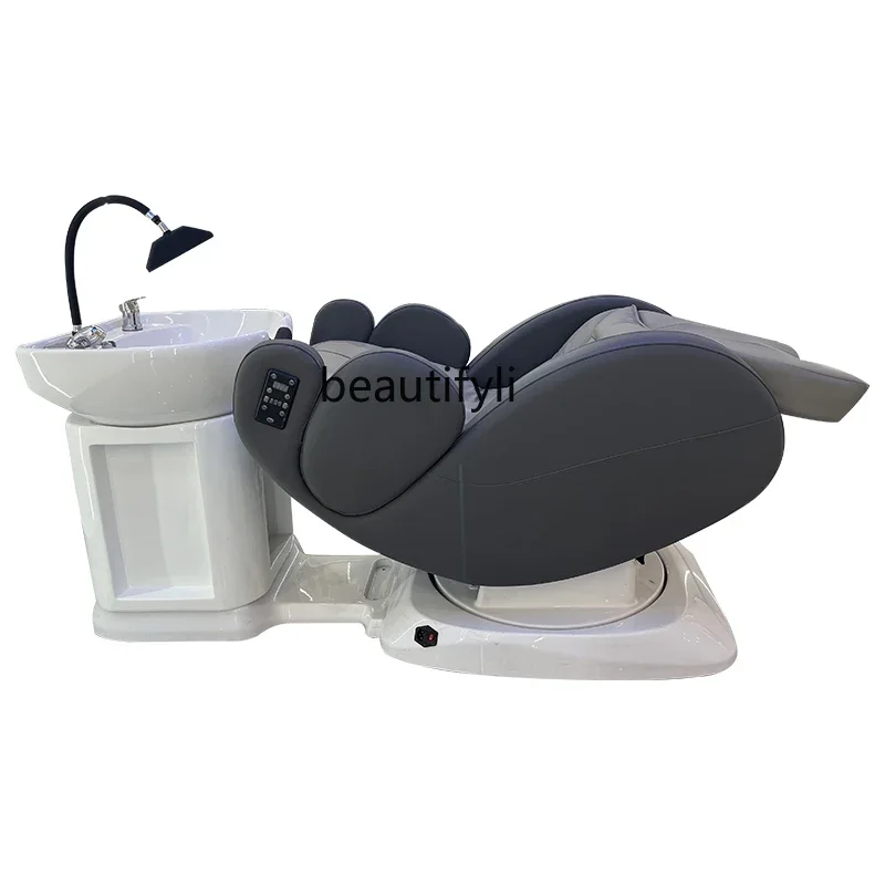 

Intelligent electric massage hair chair flushing bed multi-function rotating integrated massage shampoo bed