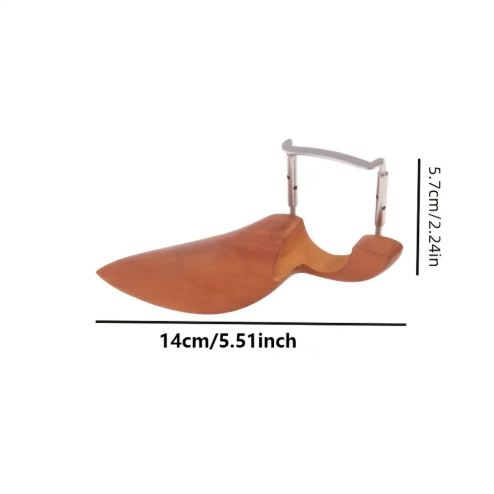 الخشب كمان الذقن بقية Chinrest ل 4/4 الكمان الأسود جودة عالية الآلات الموسيقية أجزاء الكمان الملحقات