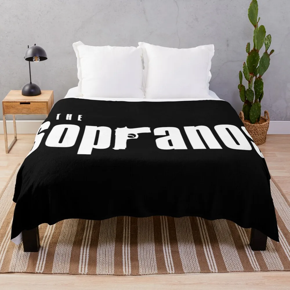 

The Sopranos Logo Throw Blanket Bed linens Moving Blanket Soft Plush Plaid