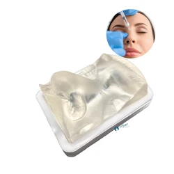 Modelo de entrenamiento de nariz de inyección reutilizable, inyección aplicada, rinoplastia, entrenamiento SMAS, inyecciones de toxinas de botulino