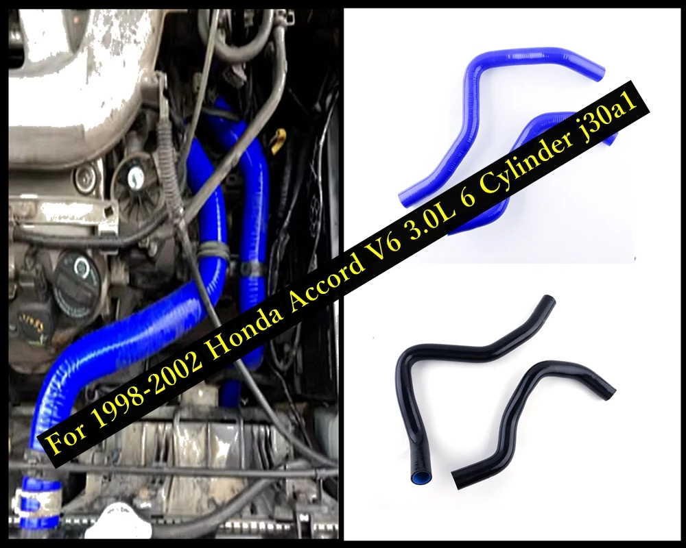 

For Honda Accord V6 3.0L 6 Cylinder j30a1 1998 1999 2000 2001 2002 Silicone Radiator Hoses Tubes Kit