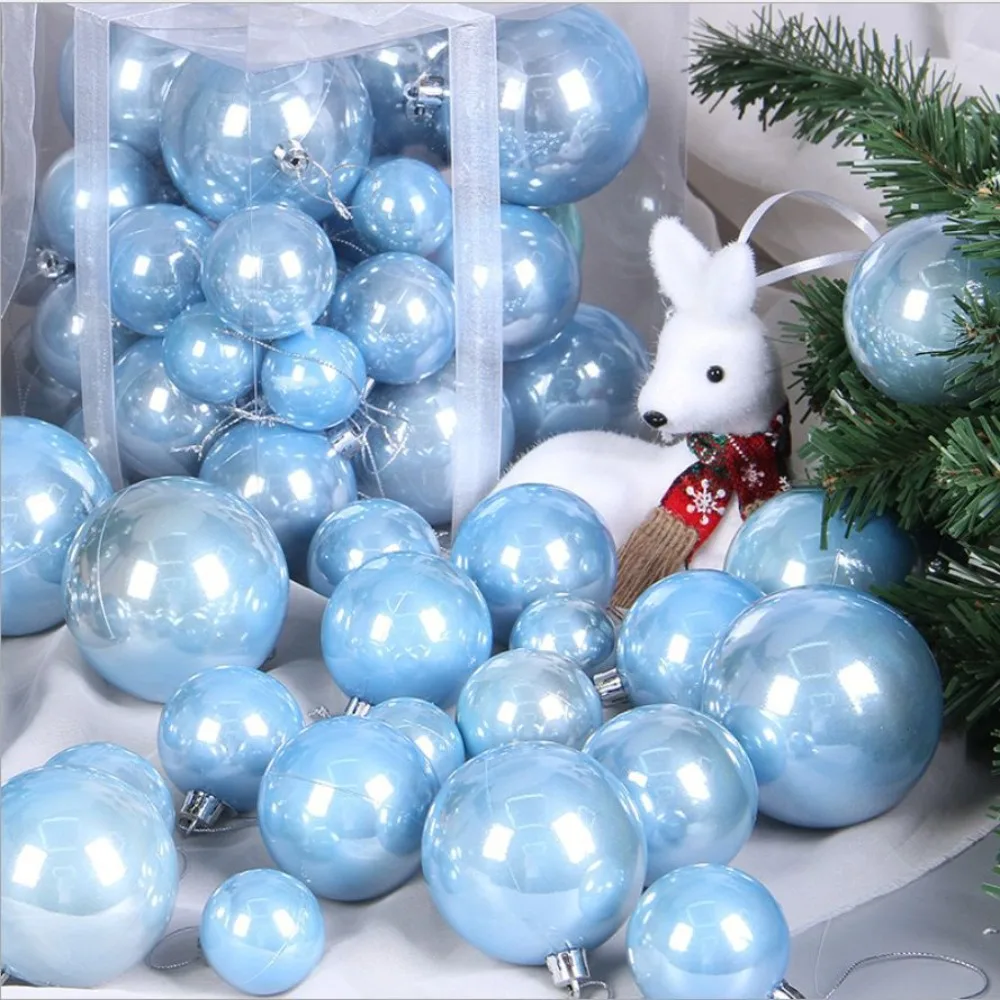 Fashion 37pcs Christmas Ball 4/5/6/7/8cm Gift Crafts Christmas Pendant Toy Party Supplies Christmas Tree Decorative Outdoor - Image 3