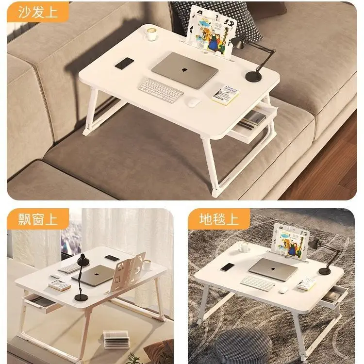Folding table computer desk, student study laptop desk, office table