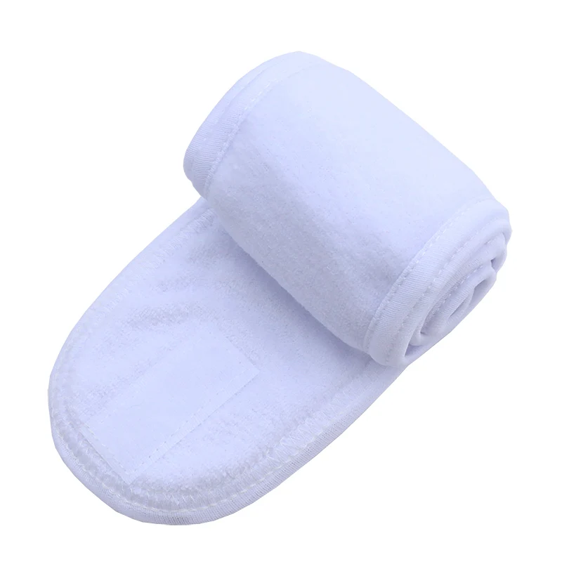 Hairband Adjustable Facial Spa Headband Washing Makeup Cosmetic Bath Shower Soft Women Hair Band Soft Toweling Hair Accessories