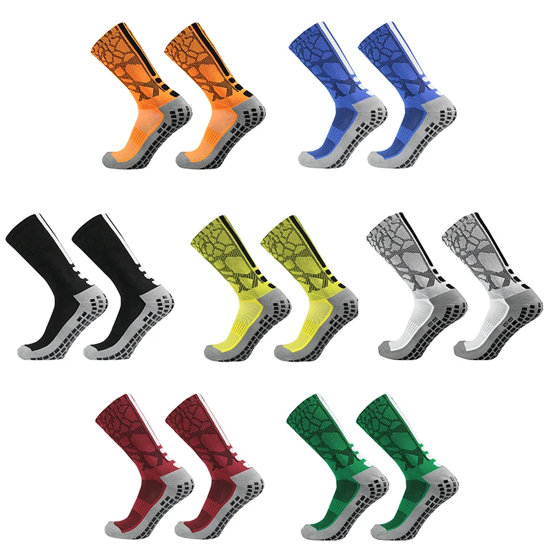 

New Men's and Women's Honeycomb Football Socks Breathable and Anti slip Silicone soccer Socks Suitable for Outdoor Sports