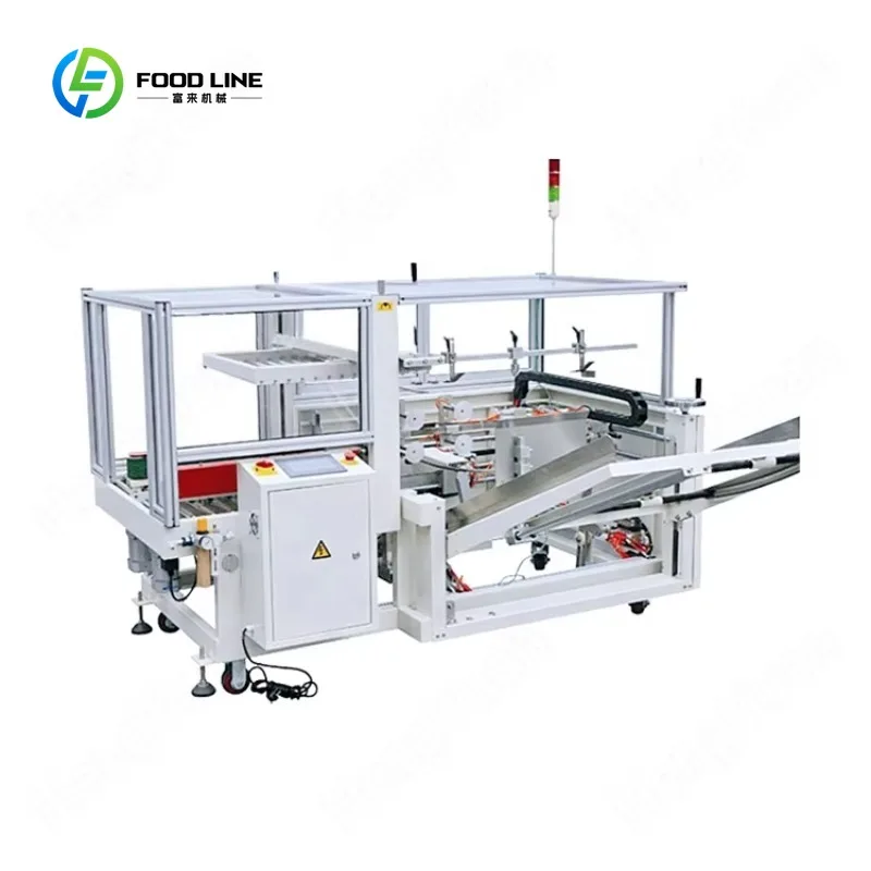 Picture 5: Customized Electric Automatic Vertical Carton Erector Box Opener Machine with Paper Packaging Open and Bottom Sealing