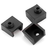 3Pcs Upgrade Heater Block Silicone Cover 3D Printer Hotend Sock for Creality CR 10S-Pro/V2 CR-10 V2/V3/Max, MK7/8/9