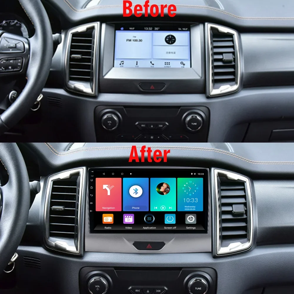 9inch 2 Din Car Radio Fascia Frame For SUZUKI Carry 2019 2020 2021 2022 big screen android Car Radio Fascia frame cable