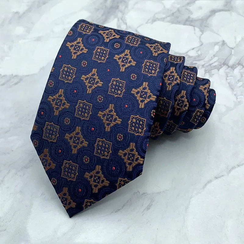 MUGIVALA 8cm cravatta da uomo modello retrò abbigliamento formale Business Casual Fashion Tie per accessori da uomo