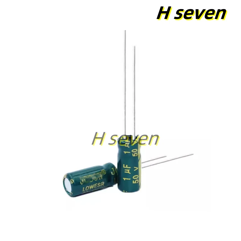 50v 1/4.7/10/22/47/100/220/330/470/680/1000/2200/3300/4700uf Aluminum Electrolytic Capacitor High Frequency Low ESR