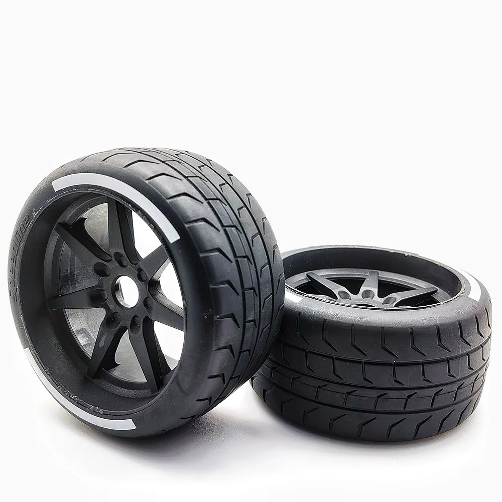 1/7 FSR GT Mustang Flat Running Tire Racing Road Wear-resistant Grip Strong DIY Car Accessories