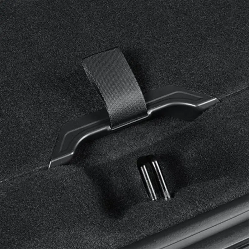 A73Q-Tail Box Cover Handle Pull Straps For Tesla MODEL Y Juniper 2025 Rear Trunk Rope Draw String Accessories