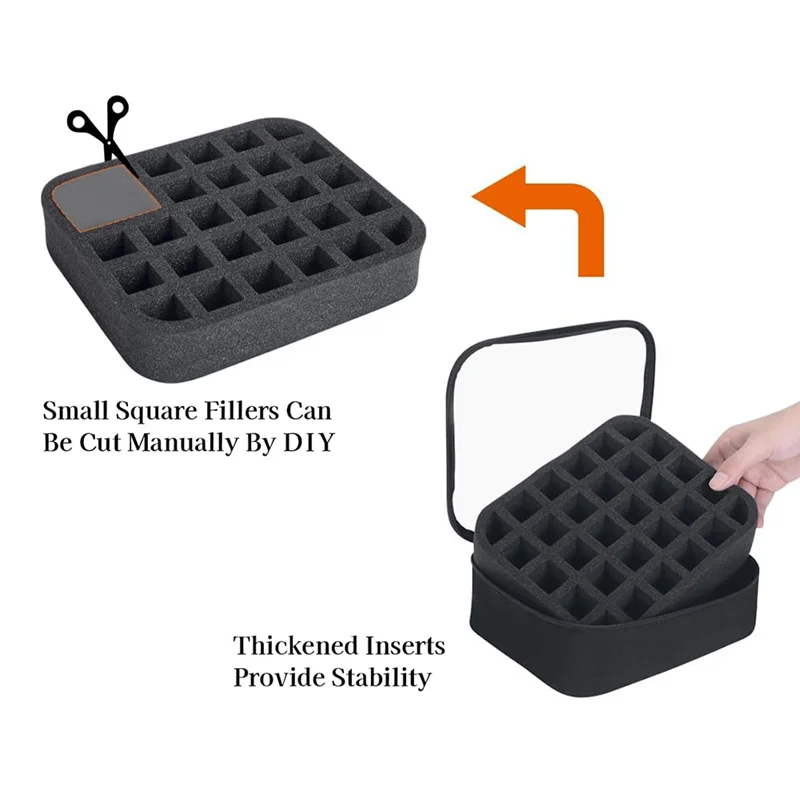 La caja de esmalte de uñas B45C contiene 30 botellas (15Ml-0,5Fl Oz), bolsa organizadora multifuncional para almacenamiento de esmalte de uñas