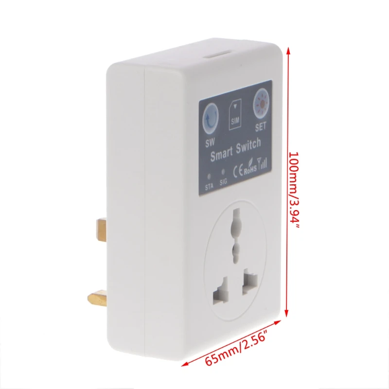 EU/UK 220V Phone Remote Wireless Control for Smart GSM Socket Power Pl