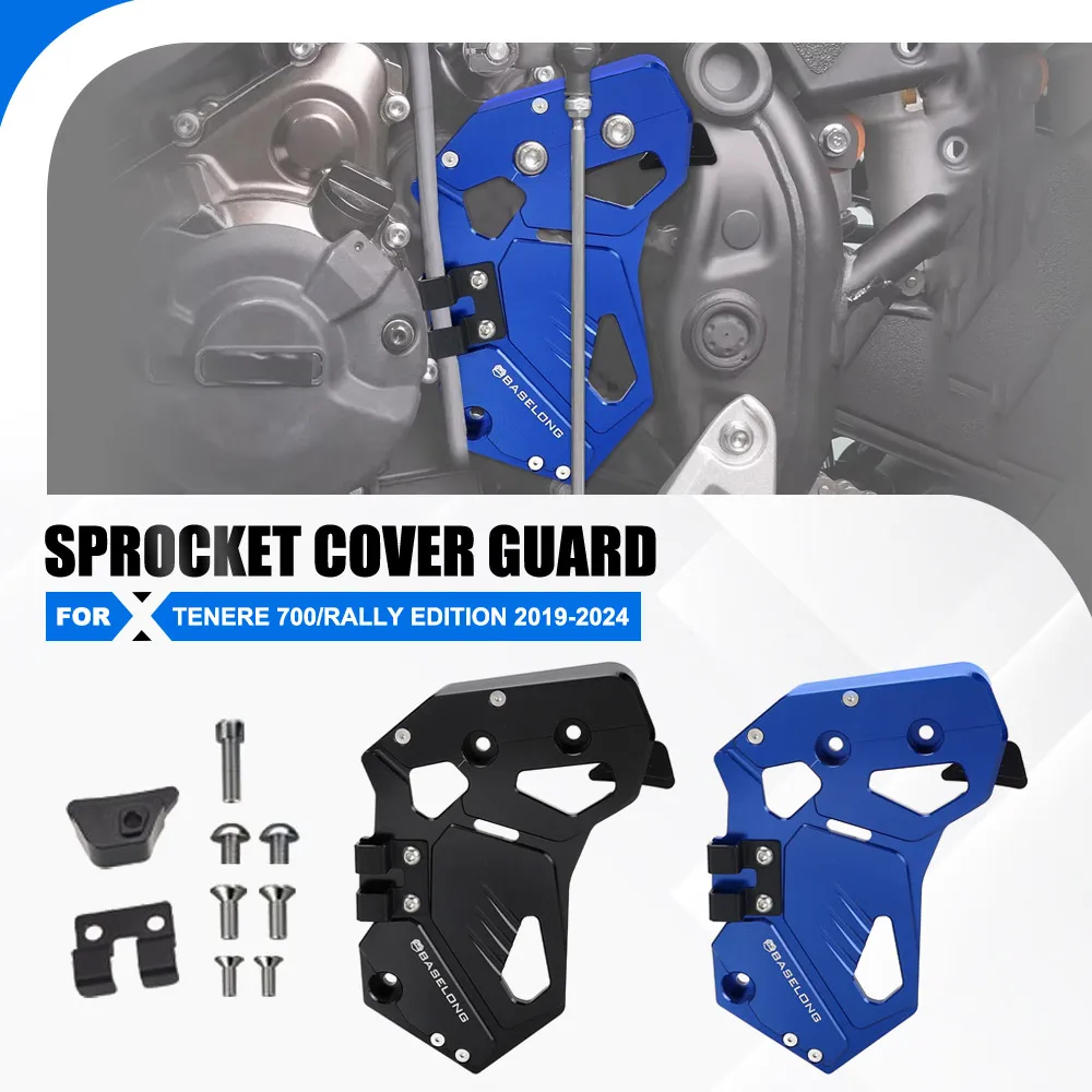 

Tenere700 World Raid Chain Guard Sprocket Decorative Cover Case Saver For Yamaha Tenere 700/Rally Edition 2019-2022-2023-2024