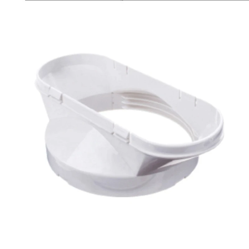 Flachdüsen-Schnittstelle, 130 mm, mobile Klimaanlage, Auspuffrohr-Schnittstelle, Zubehör für flache Düsenverbindungen