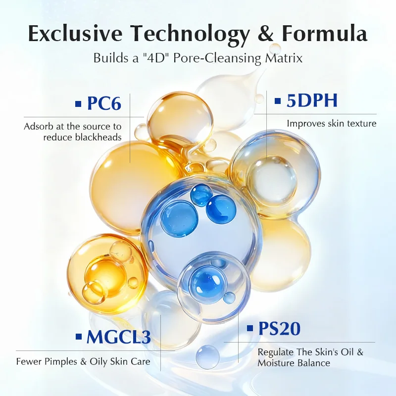Korean Facial Cleanser – Salicylic Acid + Niacinamide, Blue Lotus & Lotus Extract for Fresh Clean & Oil-Balanced Skin