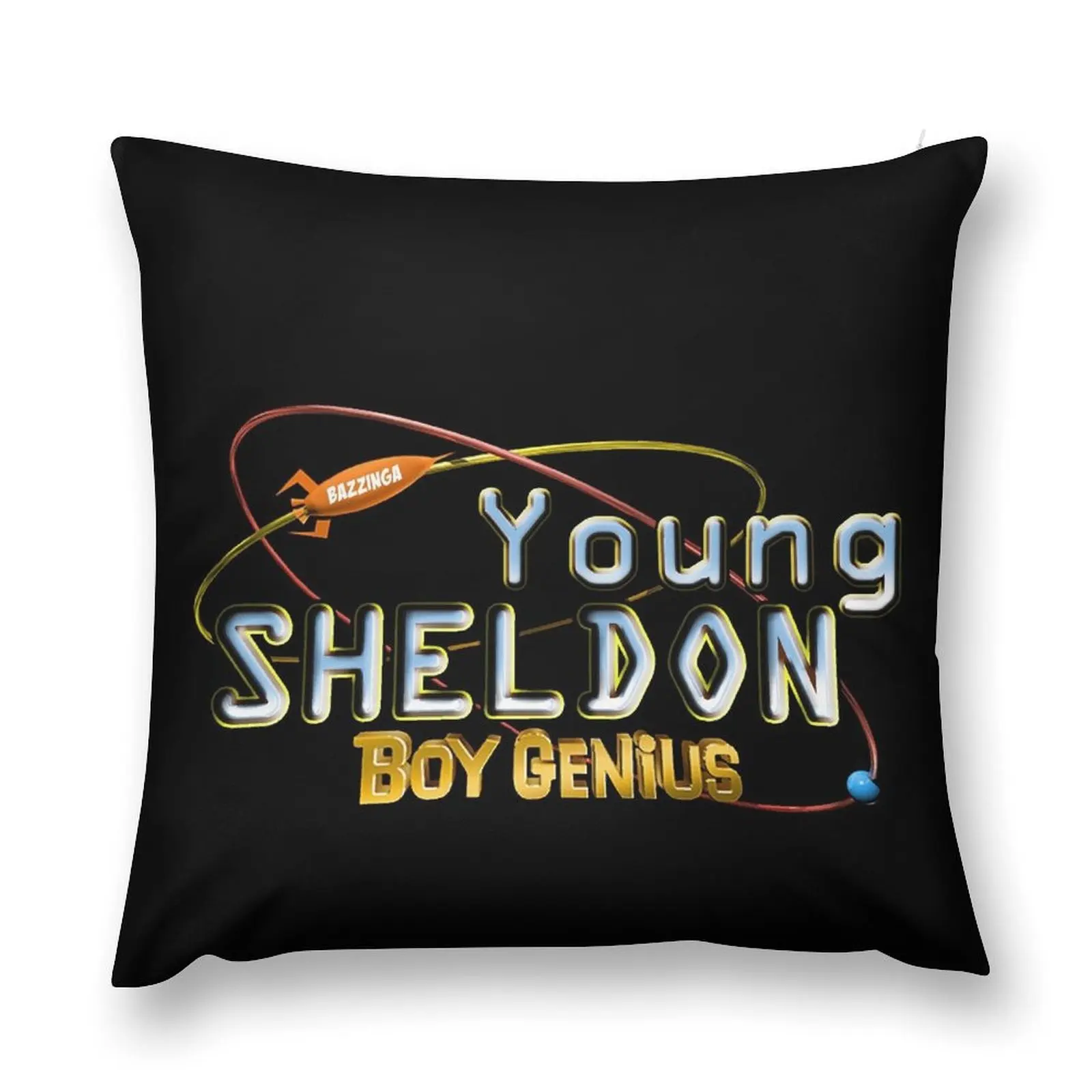 Young Sheldon Boy Genius Throw Pillow Plaid Sofa Pillowcases For Pillows Sofa Cover pillow