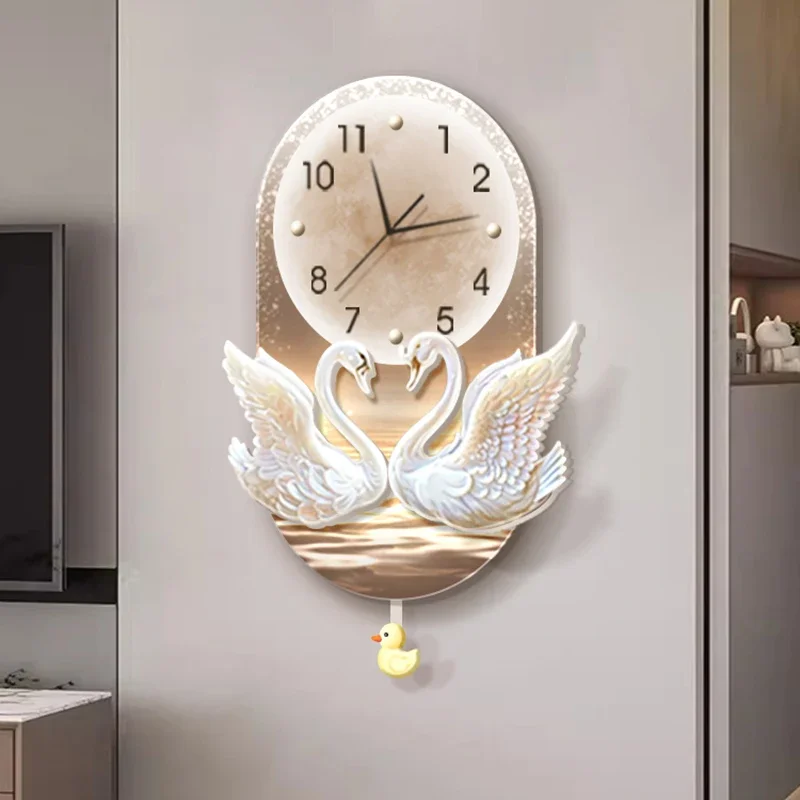 Creative Silent Wall Clocks Design Xenomorph Luminous Bedrooms Kitchen Clock Wall Modern Relogio De Parede Room Decorations