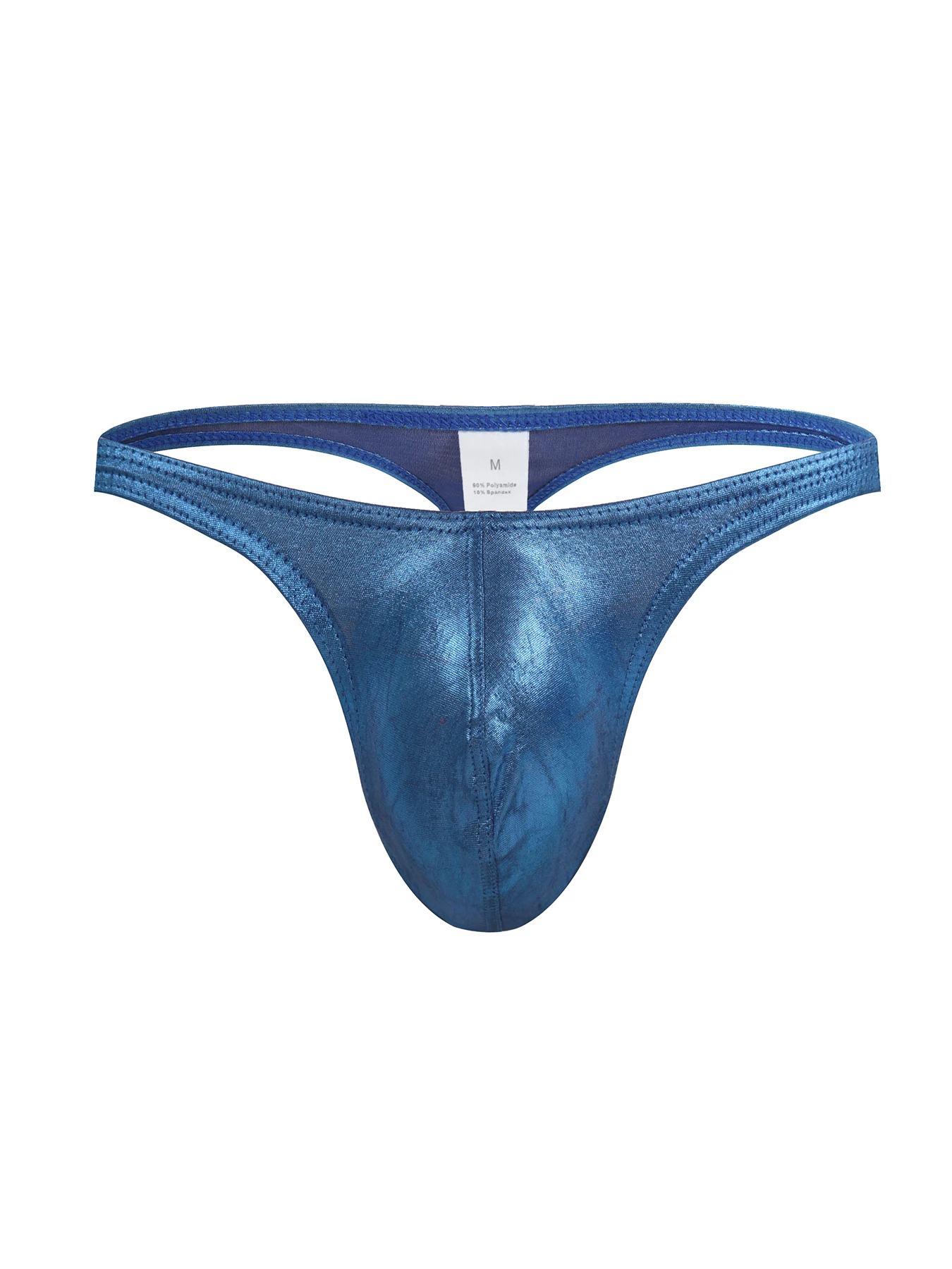 

Сексуальное мужское нижнее белье с низкой талией, плотные дышащие треугольные трусы из искусственной кожи для мужчин