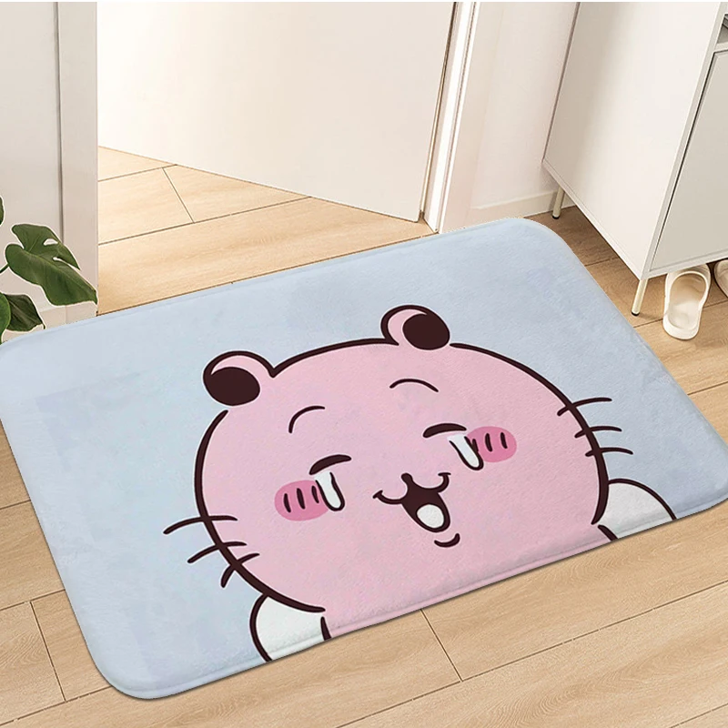 Carpet for Children's Room C-Chiilkawas Lovely Cartoon Kids Bedroom Bathroom Hallway Mat Custom Washable Non-slip Kitchen Rug