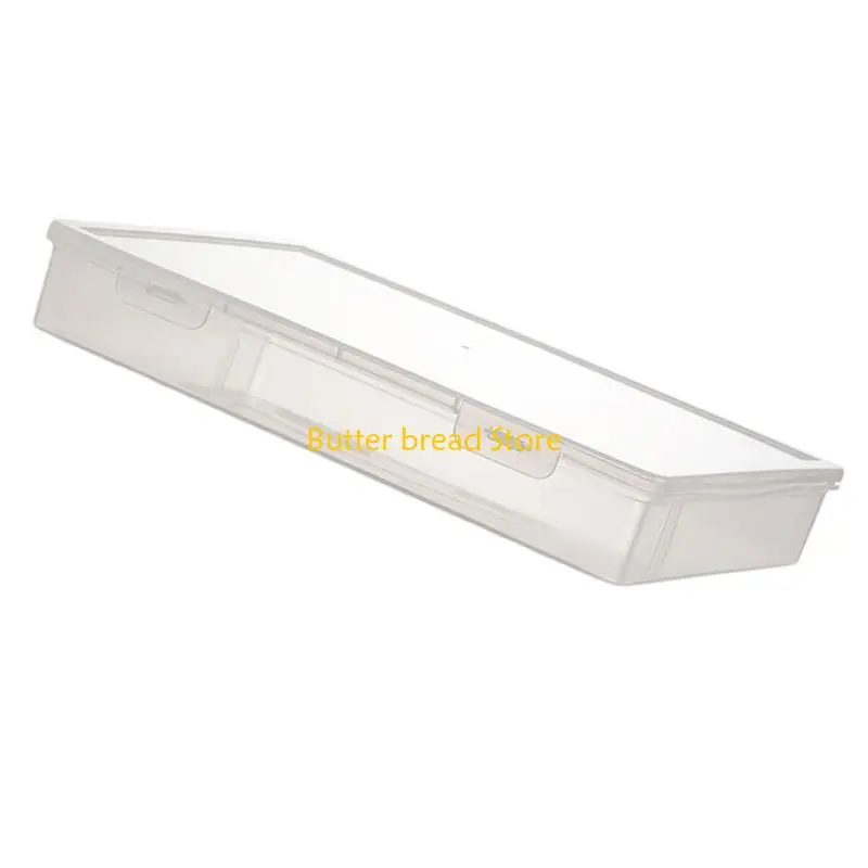 W89C Stackable Document Case Water Resistant File Organiser Clear Storage Box for Files Notebook Documents Certificates