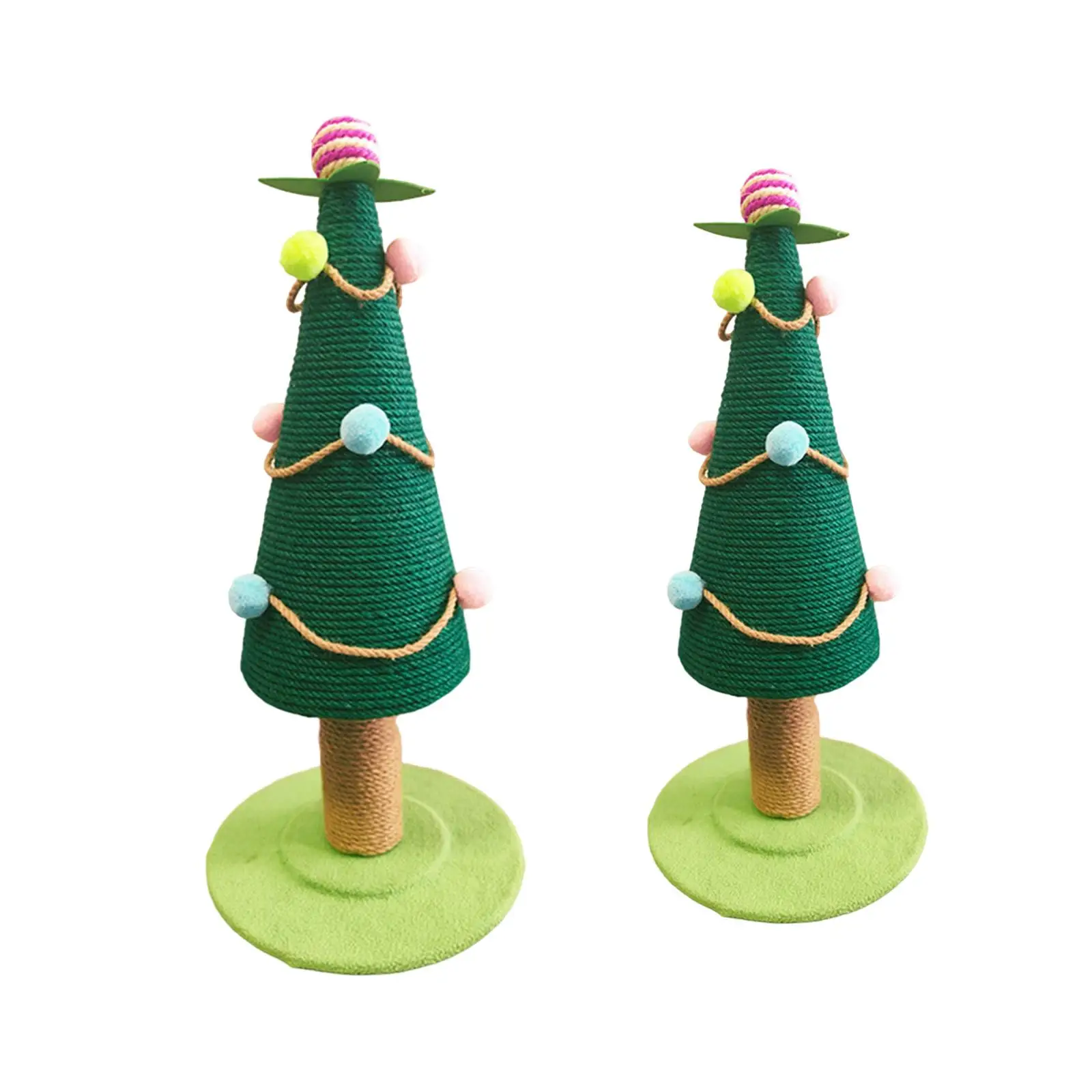 Cat Scratching Posts Christmas Tree Ornament for Indoor Cats Cat Scratch Post