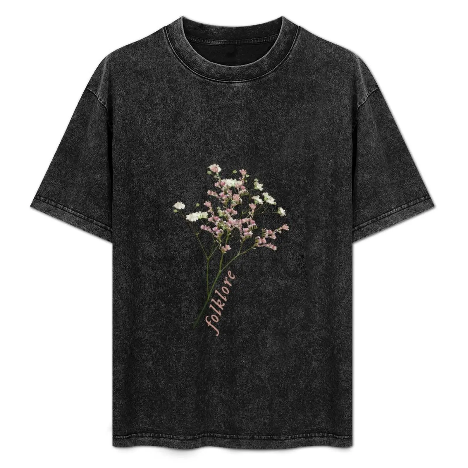 

folklore flowers T-Shirt Regular Fit Plain Tee Shirt