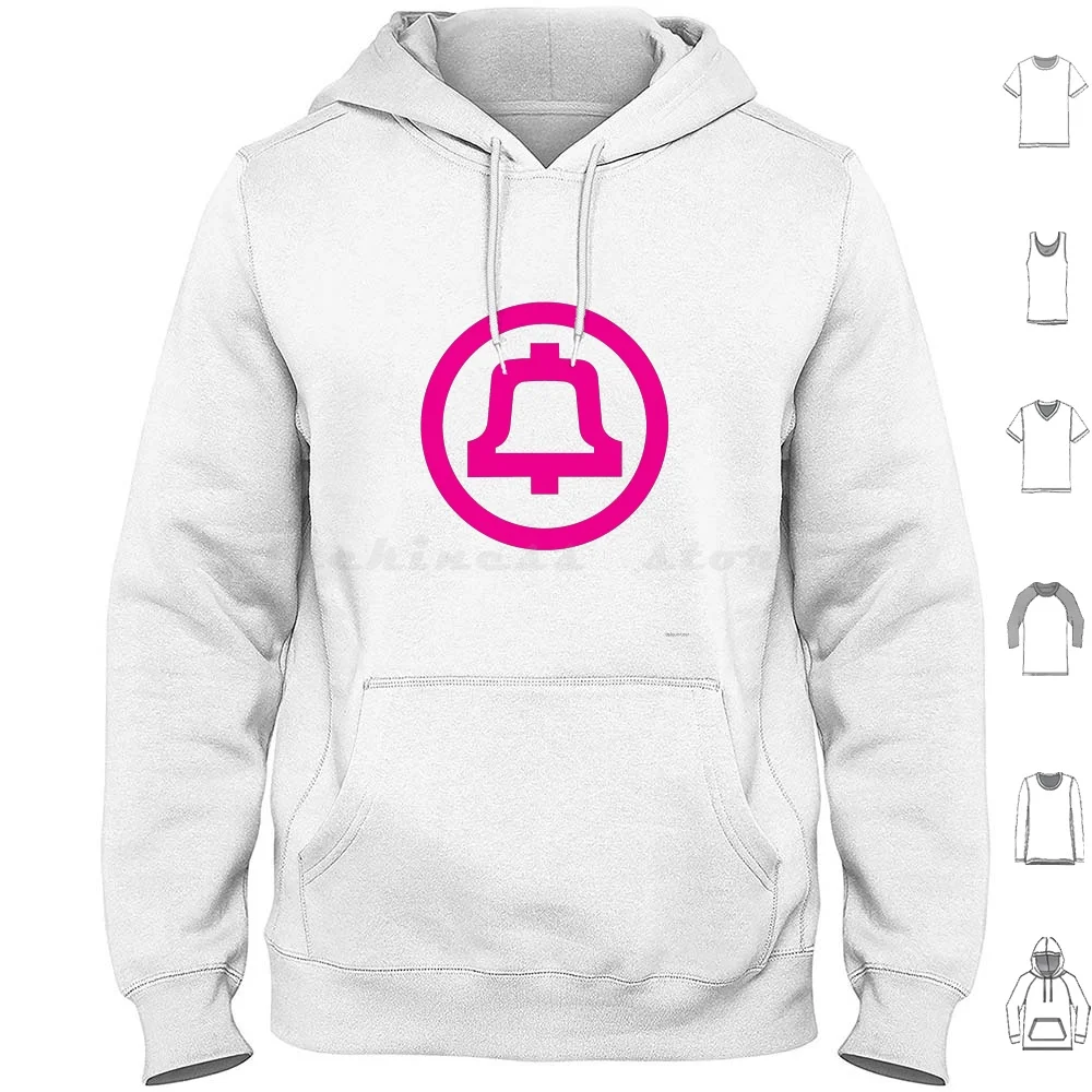 Bell Telephone Logo-Pink Hoodies Long Sleeve Systems System Labs Telefone