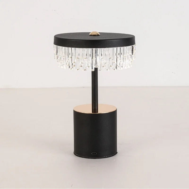 

LED Luxury Atmosphere Table Lamp, Simple & Creative, USB Rechargeable, Multiple - level Stepless Dimming Night Light