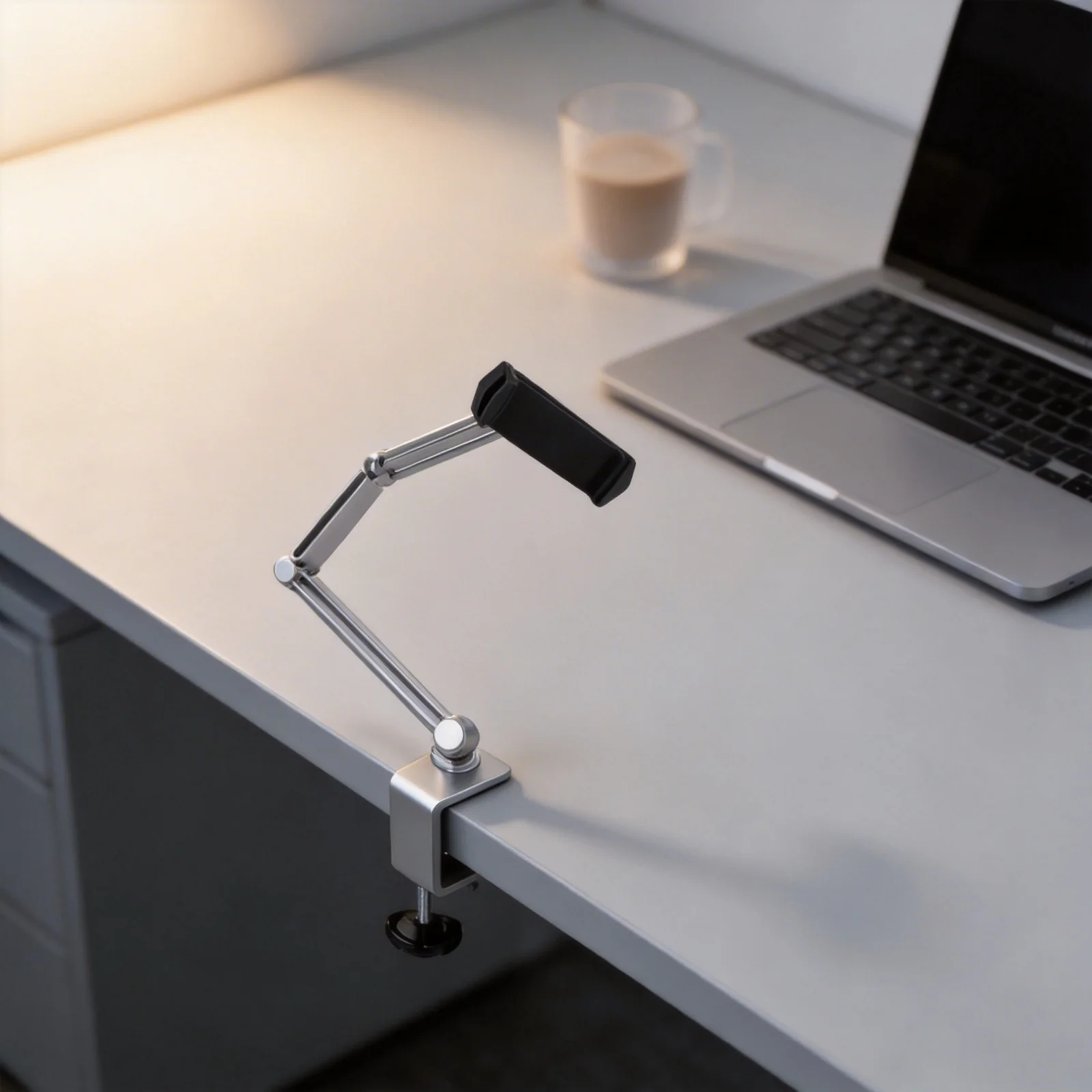 Adjustable Aluminum For Alloy Tablet Stand for Bed with 360 Degree Rotation Suitable for Tablets Smartphones and More