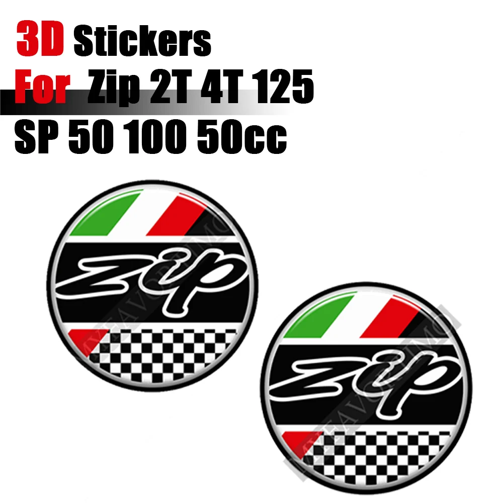 

Motorcycle Sticker 3D Gel Decoration Applique Moto Emblem badge Protection Kit FOR Piaggio Vespa Zip 2T 4T 125 SP 50 100 50cc