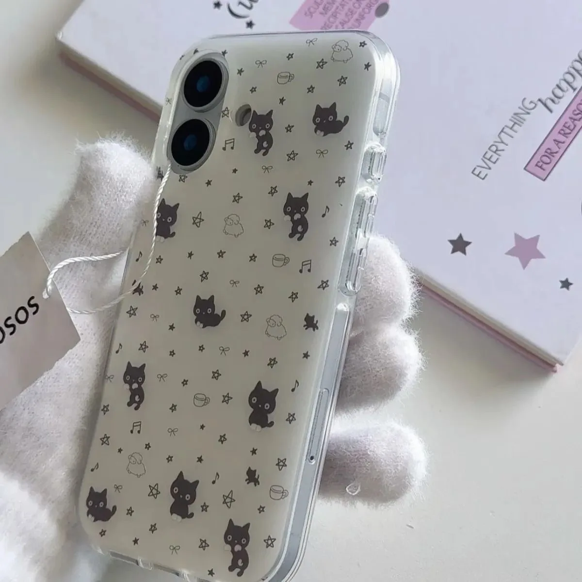 Coreano ins diversão gato bonito y2k caso de telefone para samsung galaxy s25 s24 s23 s22 s21 fe ultra plus 4g 5g pena textura capa traseira