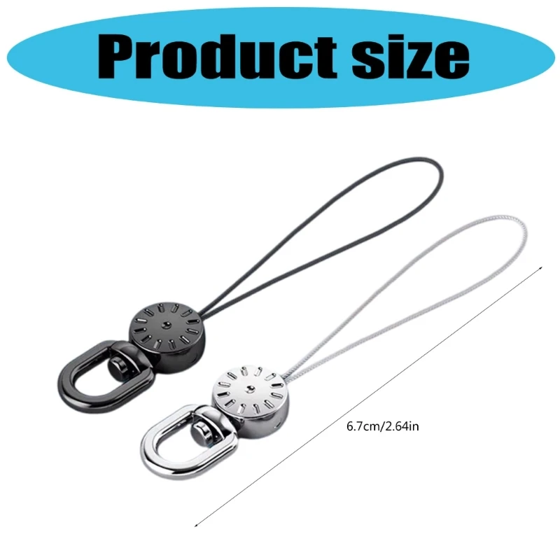 D0UA Нейлоновый телефон Lanyard Accessy Accessessy с пряжкой на открытом воздухе Lanyard для легкой установки и надежной