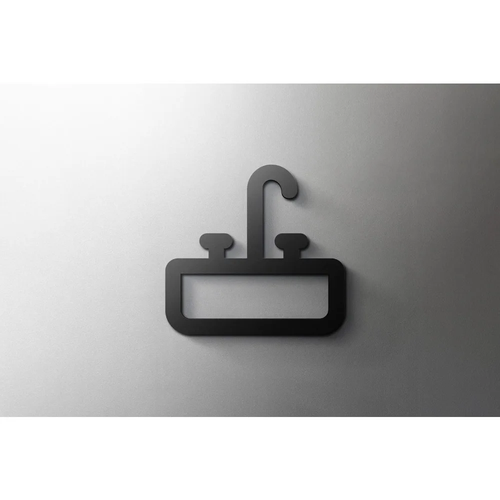 Metal Sign Aluminum Plate Wall Art Home Decor 3D Laser Cut Kitchen Restaurant Bar Workshop Garage Door Decoration Rustproof