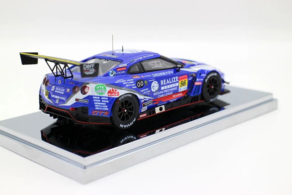 Ebbro 1/43 Scale 2020 56 Series Champion Realize Group GT-R Super GT GT300 Diecast Alloy Toys Racing car model for collection