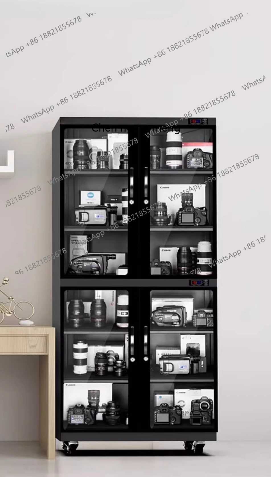 

Enisot Large Moisture-Proof Box for Photography Equipment, Album Storage Box, Tea, Clothing, Antiques, Dehumidification Cabinet