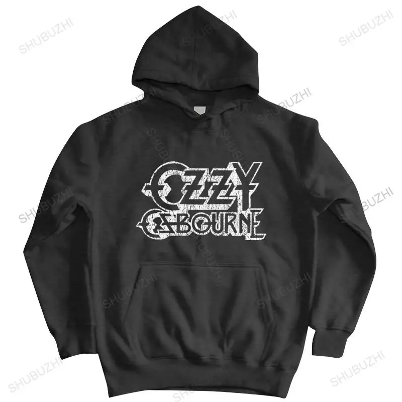 

Men sweatshirt spring pullover Ozzy Osbourne 'Vintage Logo' brand man cotton hoodies warm hoody