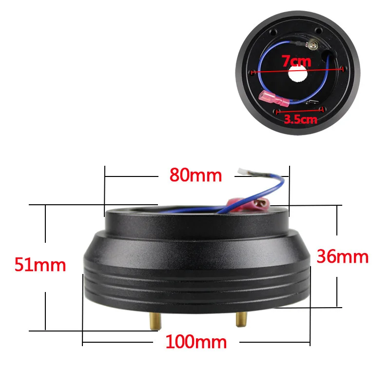 Car Modified Steering Wheel Base, Connection Adapter, Suitable for Civic Toyota Mazda BMW Ford