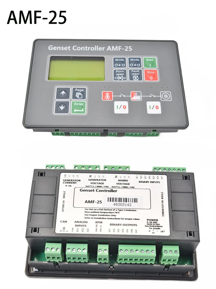 AMF25 Original Diesel Generator Set Controller Generator Automatic Start Stop Control Module