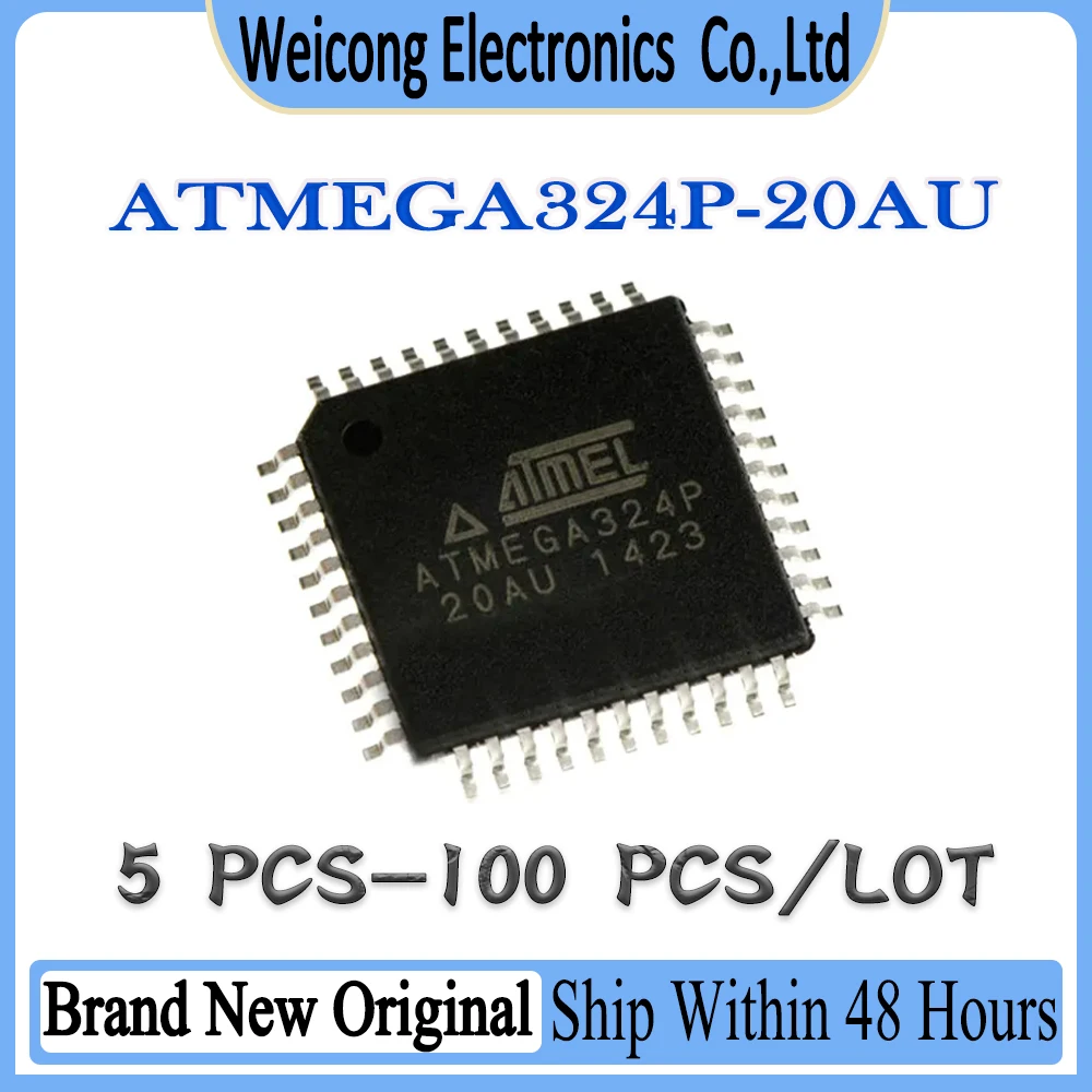 ATMEGA324 ATMEGA324P ATMEGA324P-20AU ATMEGA324P-20A ATMEGA New Original IC MCU Chip TQFP-44