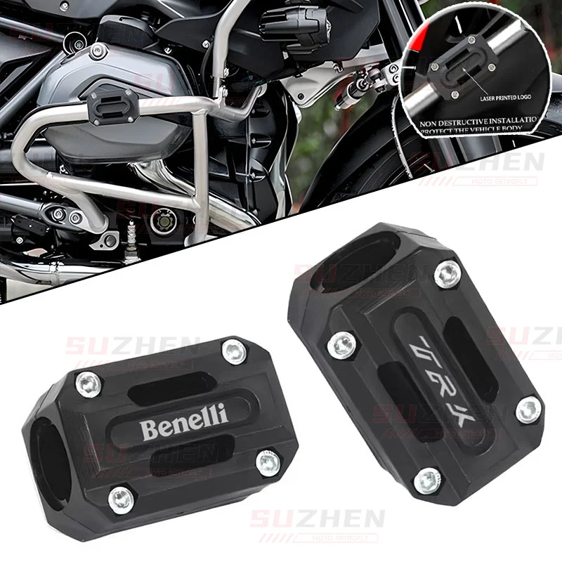 

Motorcycle Engine Crash bar Protection Bumper Decorative Guard Block For Benelli TRK502 TRK502X TRK 702 251 800 502 E5 TRK 502X