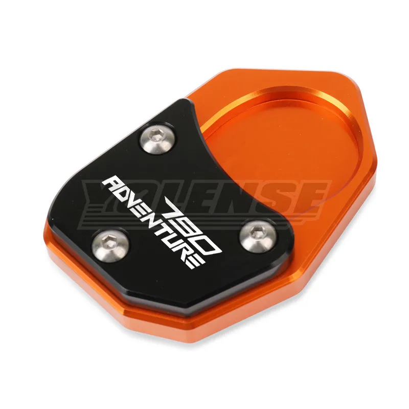 Motorcycle Kickstand Foot Side Stand Extension Pad Support Plate Enlarge Stand For 790 890 Adventure 790 ADV 890 ADV 2024-2025