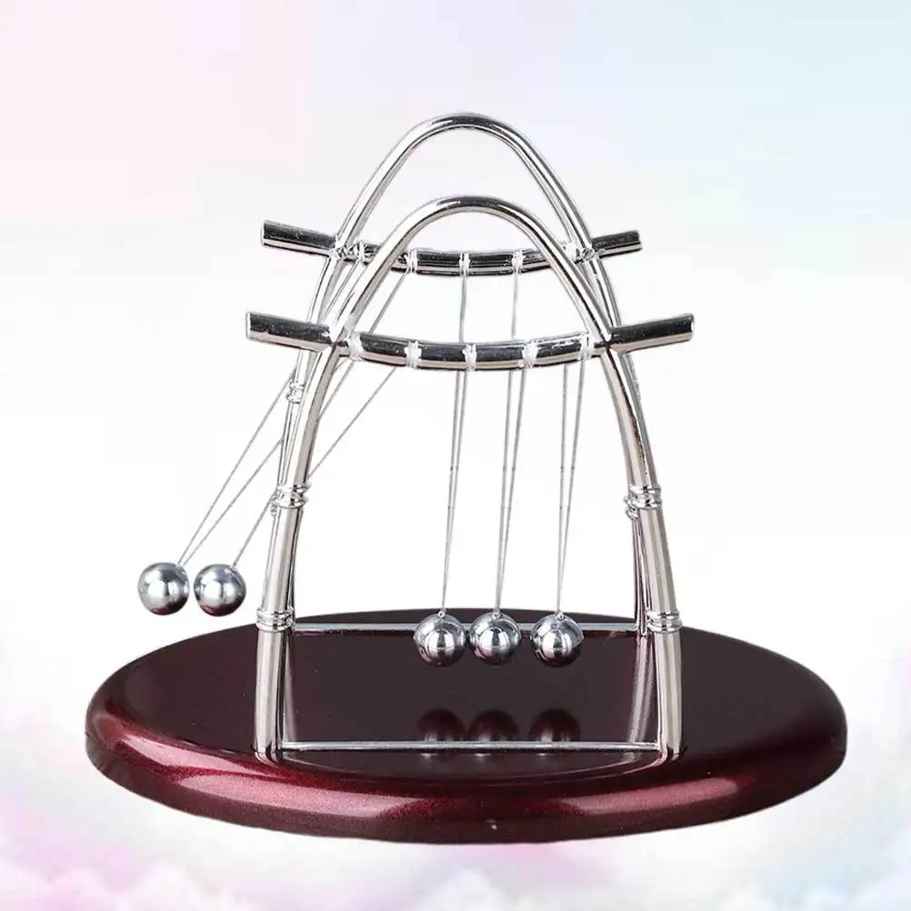 

Колыбель Ньютона, большой размер, украшение для рабочего стола, инструмент для научных экспериментов, образовательный баланс физики для домашнего офиса